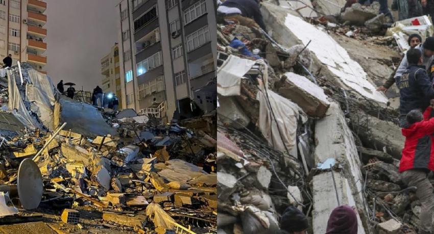 තුර්කියේ භූ කම්පන වලින් මිය ගිය ගණන 2400ඉක්මවයි.